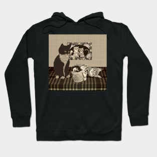 Black and white kittens Hoodie